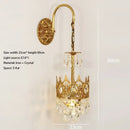 Axyaa French Style LED Crystal Chandeliers for Home Decor Lighting