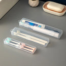 Axyaa Toothbrush & Toothpaste Organizer Case - Travel-friendly Transparent Box
