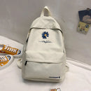 Axyaa Daisy Print Mini Canvas Children's Backpack - Small Student Schoolbag