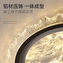 Axyaa Crystal Ceiling Lamp: Energy-Saving Round Light for Bedroom, Study, and Living Room
