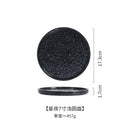 Axyaa Ceramic Stone Pattern Steak Plate for Pasta, Pizza & Japanese Cuisine