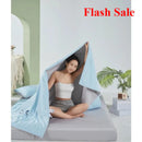 Axyaa Solid Color Tencel Quilt Set - Double Cool Silk, Machine Washable
