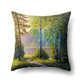Axyaa Snowflake Christmas Cushion Cover 45*45cm - Four Seasons Scenery Decoration Pillow Case