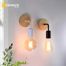 Axyaa Black Iron Wall Lamp - Modern Minimalist Industrial Night Light for Bedroom Hallway