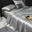 Axyaa Mulberry Silk Throw Blanket: Lightweight, Cooling, Handmade Luxury Comforter