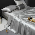 Axyaa Mulberry Silk Filled Lightweight Throw Blanket