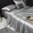 Axyaa Mulberry Silk Filled Lightweight Throw Blanket