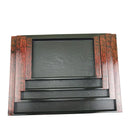 Axyaa Wood Grain Plastic Tray - Non-slip Kitchen Tableware & Hotel Service Tray