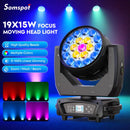 Axyaa 200W RGBW Beam Moving Head Light - Stage Effect Lighting Projector