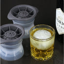 Axyaa Silicone Sphere Ice Mold Set - Slow Melting Whiskey Ice Ball Tray