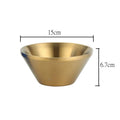 Axyaa Double Layer V-Shaped Stainless Steel Salad Bowl Soup Bowls