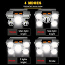 Axya Rechargeable Headlamp: Waterproof Lightweight Headlight with 4 Modes for Outdoor Activities