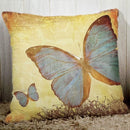 Axyaa Butterfly Printed Couch Cushion Cover 45x45cm Home Decor Pillowcase