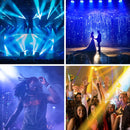Axyaa 18x10W RGBWAL LED Par Lights for DJ Disco Party, Concerts, and Events