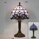 Axyaa Retro LED Desk Lamp for European Style Living Room with Glass Table Light