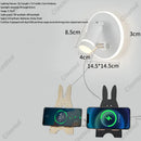 Axyaa LED Reading Wall Lamp USB Charging for Hotel Corridor Bedroom Interiors