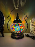 Axyaa Turkish Mosaic Table Lamp Handcrafted Night Light