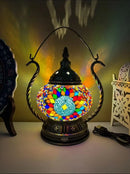 Axyaa Turkish Mosaic Table Lamp Handcrafted Night Light