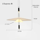 Axyaa LED UFO Chandelier Saucer Pendant Light for Home Decor