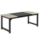 Axyaa Modern Grey Office Computer Desk for Home Office Workstation