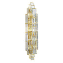 Axyaa Crystal Large Wall Lamp for Duplex Building Villa Hall, High-End Decorative Lighting