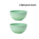 Axyaa Reusable PP Material Bowl for Home Kitchen, Dorm, Camping, RV, Hotel, Restaurant