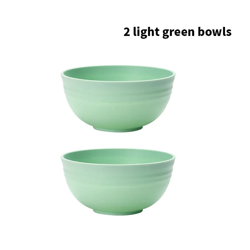 Axyaa Reusable PP Material Bowl for Home Kitchen, Dorm, Camping, RV, Hotel, Restaurant