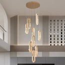 Axyaa Modern Indoor Pendant Lights LED Chandeliers for Living Room Ceiling Lamp