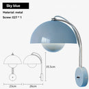 Axyaa Nordic Bud Wall Light Chrome Bedroom Lamp Home Decor Fixture