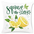 Axyaa Lemon Fruit Series Cushion Cover 45x45cm Home Decorative Pillowcase