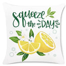 Axyaa Lemon Fruit Series Cushion Cover 45x45cm Home Decorative Pillowcase