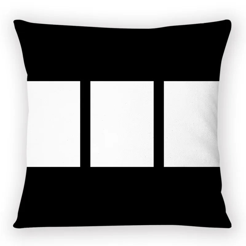 Axyaa Plaid Cat Paw Pillowcase Set