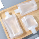Axyaa 100ml Lotion Dispenser Bag: Travel-friendly, Leakproof & Reusable Beauty Pouch
