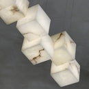 Axyaa Marble Chandelier: Modern Chinese Tearoom All Copper Light Luxury Bar Lighting