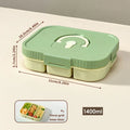 Axyaa Divided Lunch Box: Portable, Sealed, Large Capacity for Food, Salad, Fruits