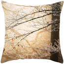 Axyaa Vintage Forest Pattern Pillow Case - Designer Sofa Cushion Cover