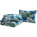 King Quilt Set, Reversible Cotton Bedding & Shams by Axyaa - Medium Weight & Oeko-Tex Certified
