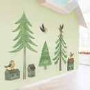Axyaa Fresh Forest Tree Wall Stickers for Home Decor and Background Wall Decoration