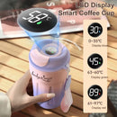 Axyaa Insulated Smart Coffee Cup for Girls | Stainless Steel Vacuum Flask | Christmas Gift