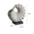 Axyaa Resin Conch Shell Vase Sculpture for Home Decoration