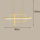 Axyaa Modern Dining Room Pendant Lights Indoor LED Chandelier Ceiling Lamp