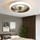 Axyaa Gold LED Ceiling Fan with Invisible Blades and Remote Control