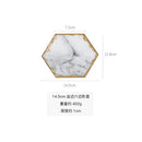 Axyaa Marble Coaster Set for Table Decoration