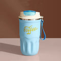 Axyaa Stainless Steel Coffee Mug with Rope | Vacuum Flask Travel Tumbler