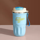 Axyaa Stainless Steel Coffee Mug with Rope | Vacuum Flask Travel Tumbler