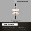 Axyaa Modern Pleated Chandelier for Restaurant & Bar Counters