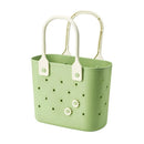 Axyaa Plastic Bath Basket: Large Capacity Handbag for Picnics, Household Storage