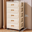 Axyaa Multilayer Drawer Storage Cabinet: Organize Clothes, Toys, Snacks Easily