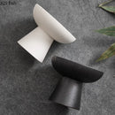 Axyaa Striped Ceramic Dessert Bowl Set for Molecular Cuisine and Snacks