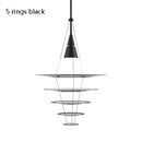 Axyaa Designer White Chandelier: Flying Saucer Pendant Light for Restaurant & Living Room